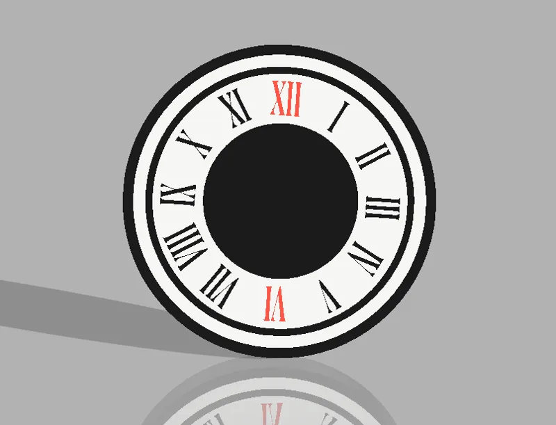 Clock led lamp