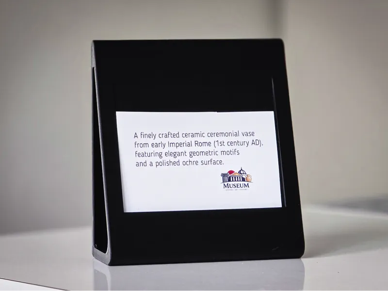 Exhibit Card Holder - Display Stand