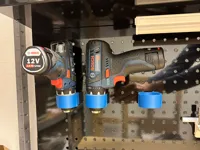 Support crémaillère pour perceuse Bosch GSR12V-15 — photo 1