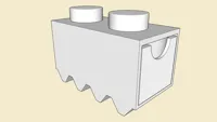 MOKU-BRICK BOX 1X2, 0.2mm layer, 2 walls, 15% infill