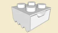 MOKU-BRICK BOX 2X2, 0.2mm layer, 2 walls, 15% infill