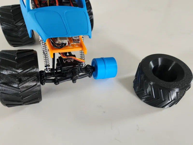 Monster Truck Wheels & Tires for SCX24