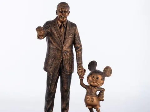 Statue Walt Disney & Mickey