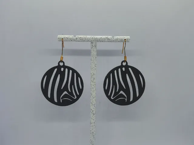 Aretes Cebra Salvaje