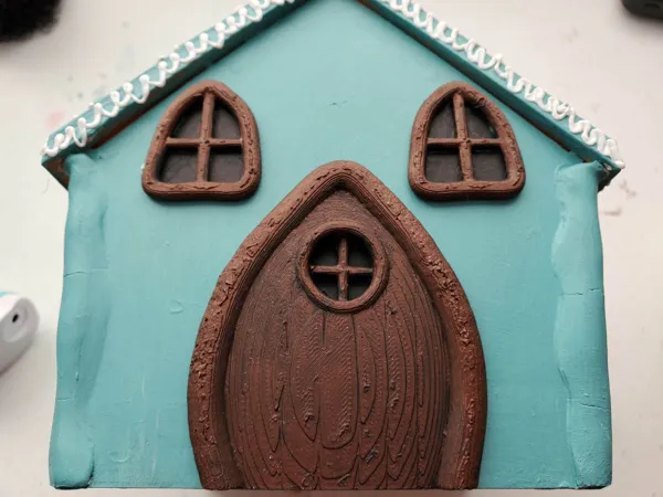 Porte et fenêtres pour maison en pain d'épices