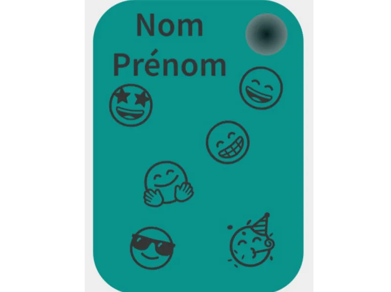 Petit porte clef personnalisable