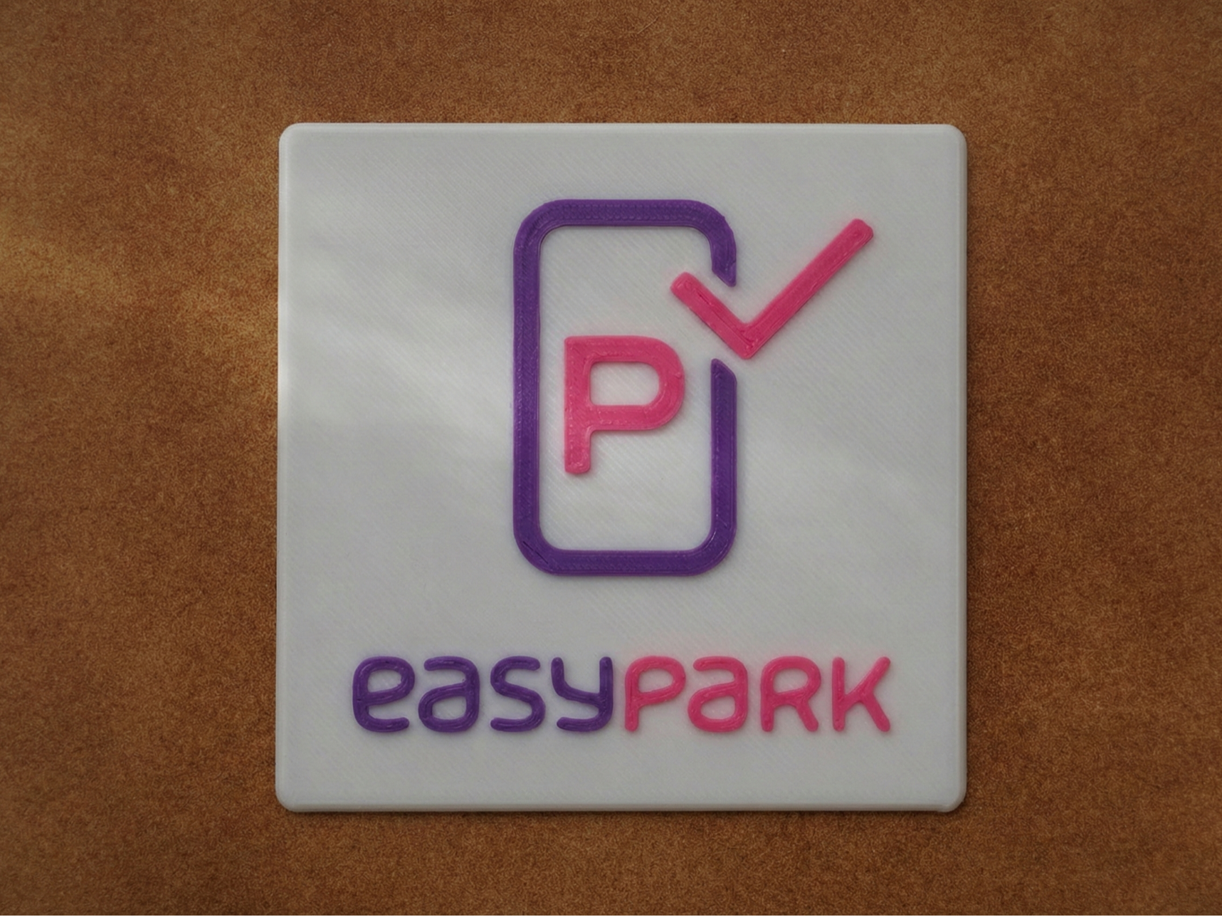 EasyPark Dashboard Sign - Parking App Logo