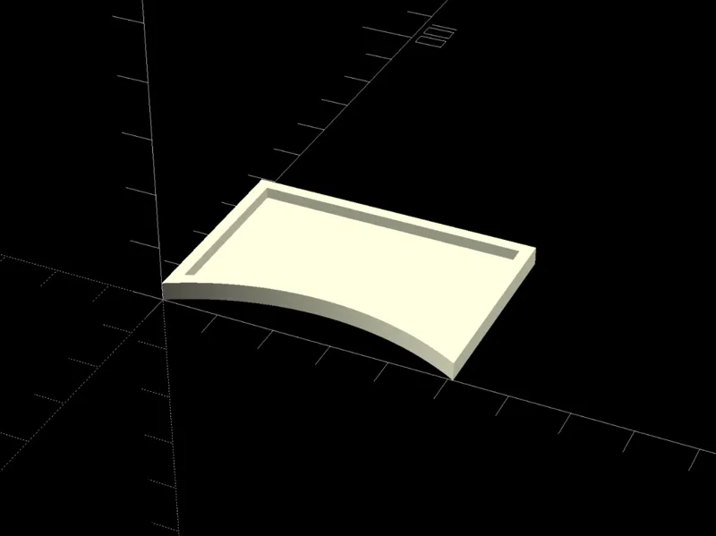 <BSG> CURVED EDGE TUBE WITH FLOOR