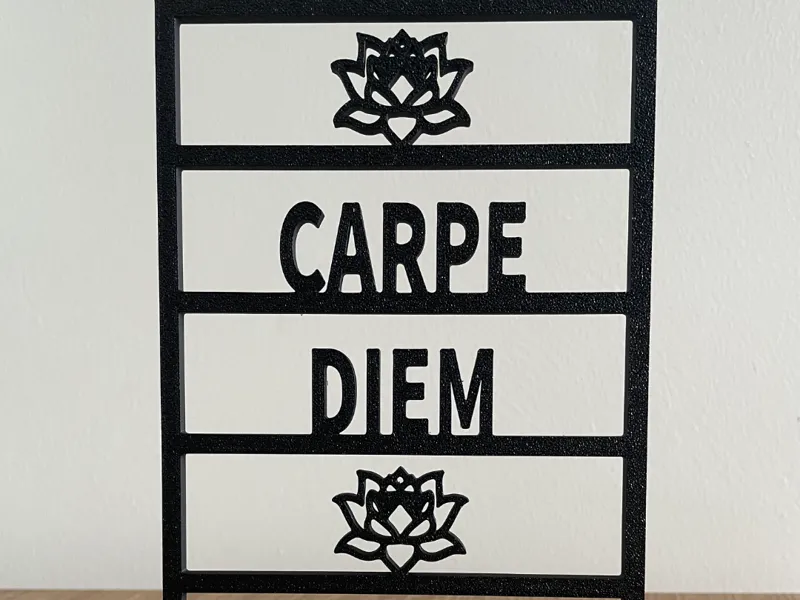 Textframe Carpe Diem