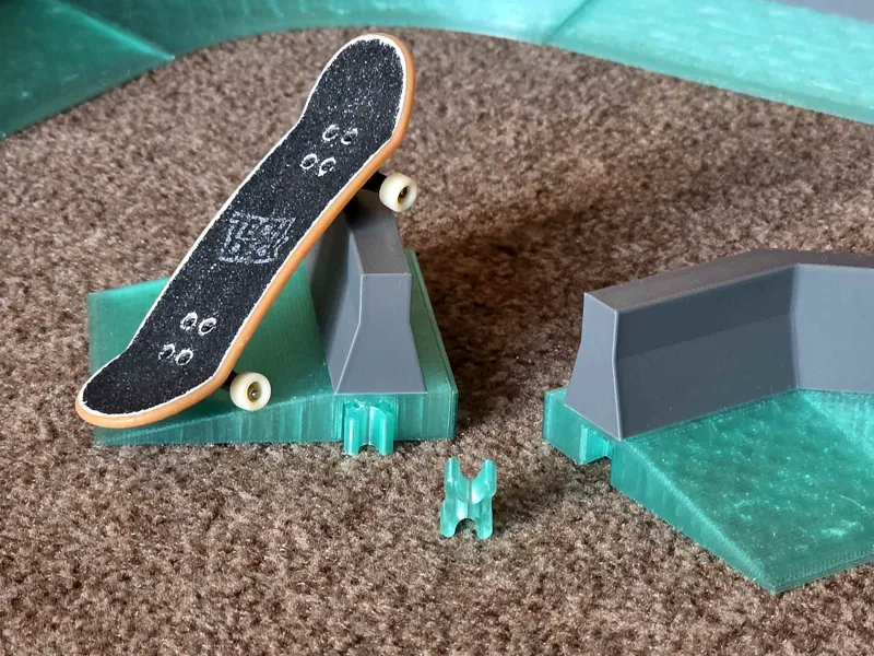 Fingerboard Concrete Jersey Barrier - Modular