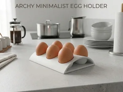 Archy minimalist eggs holder