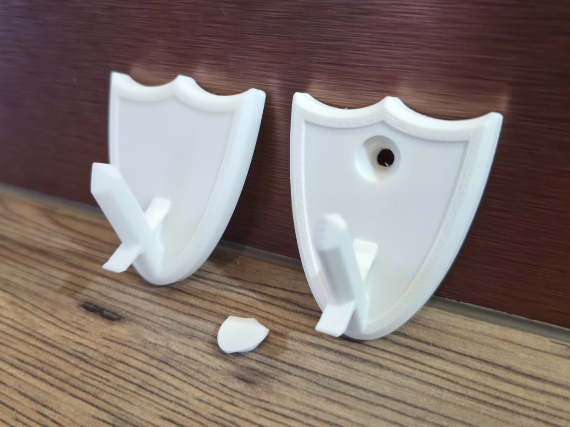 Sword and shield wall hook