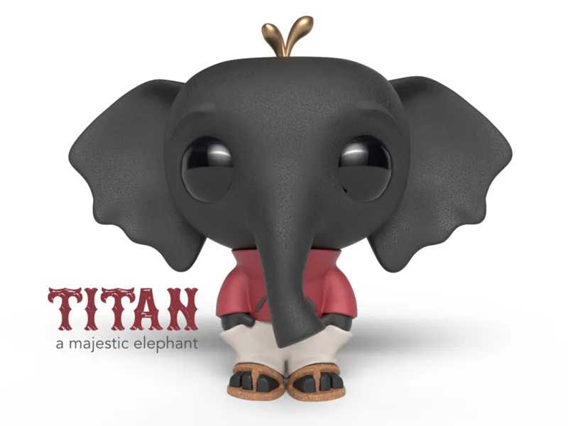 Titan | a majestic elephant