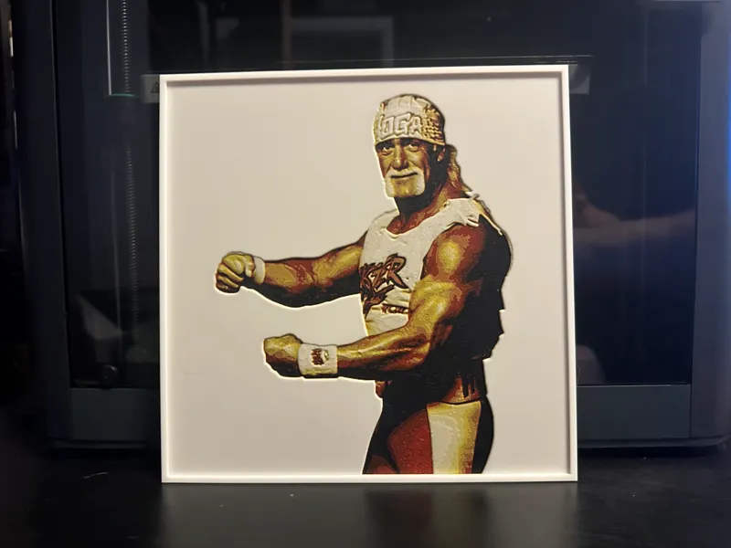 Hulk Hogan Hueforge Poster