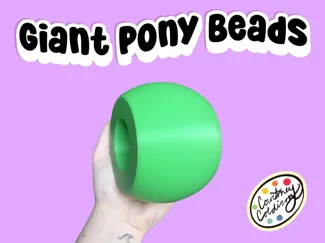Giant Pony Beads (Make your own custom garland)