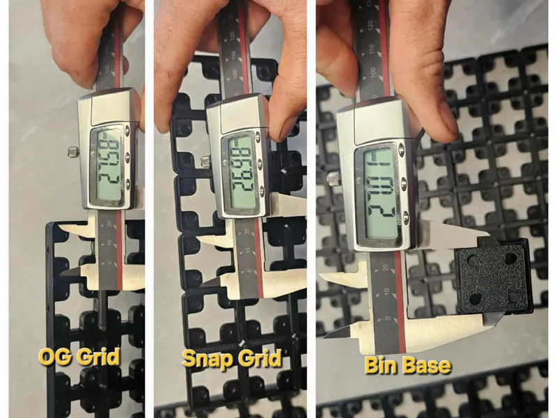 Snap Grid – Secure-Fit Gridfinity Base