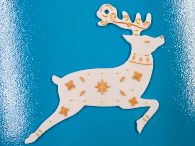 Deer Christmas ornament 