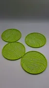 Topographic coaster
