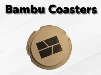 Bambu Coasters (with holder)