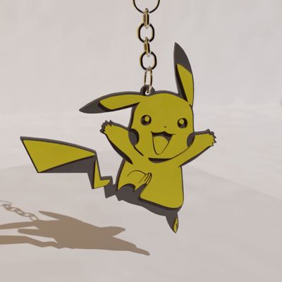 Pokemon Pikachu Keychain - NO AMS