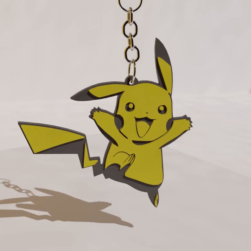 Pokemon Pikachu Keychain - NO AMS