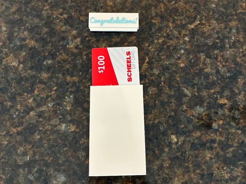 Congratulations! Gift Card Holder