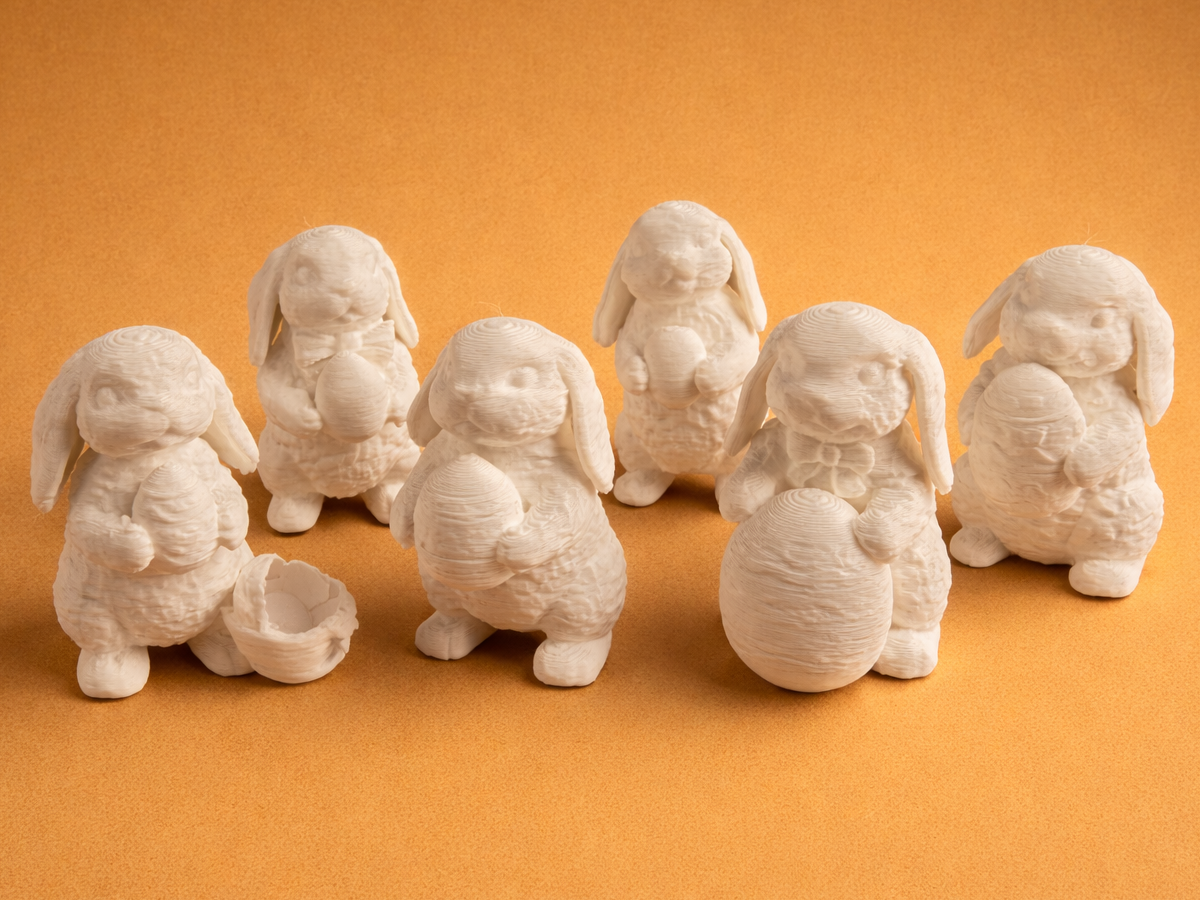 Miniatura 1 do modelo 3D Mini Easter Bunny