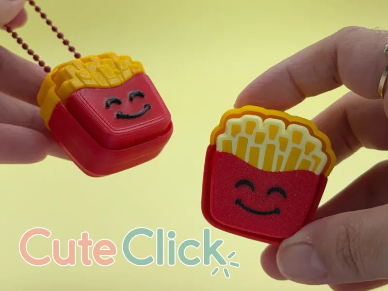 Fries – Fidget Clickers Keychains