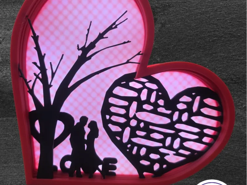 new love in autumn lightbox