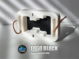 Ergo Block - Unlevel Edge Portable Hangboard