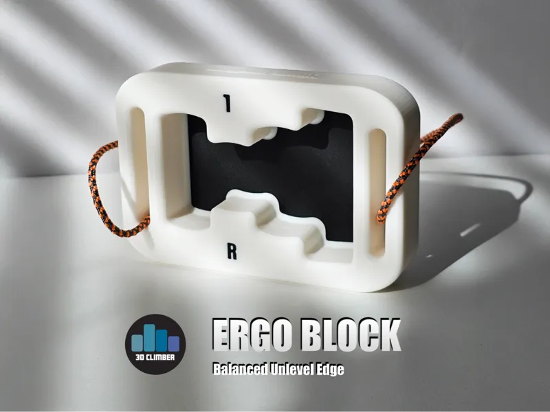Ergo Block - Unlevel Edge Portable Hangboard