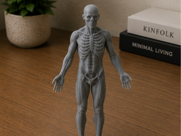 Human Anatomy Figure | Educational Medical Display