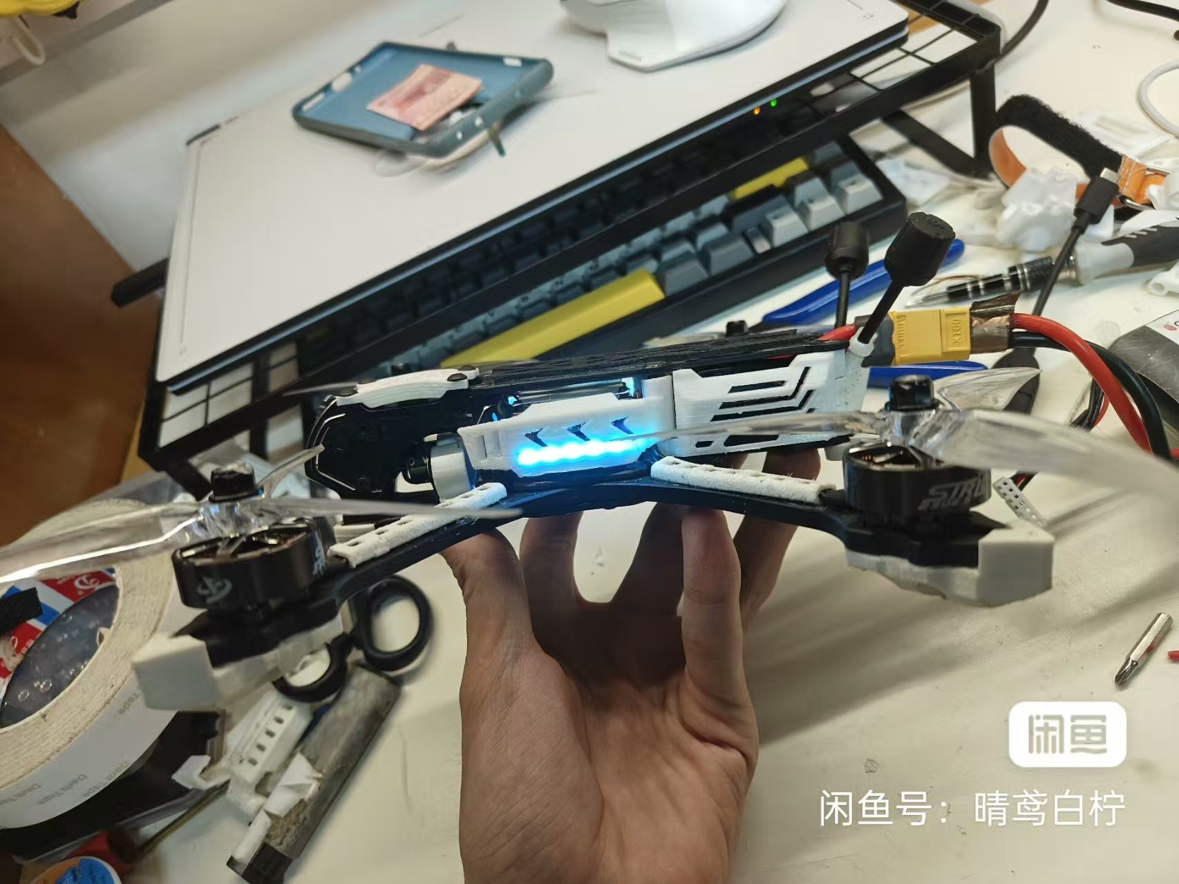 Miniatura 2 do modelo 3D mark 5飞塔侧板（3mm灯带版）