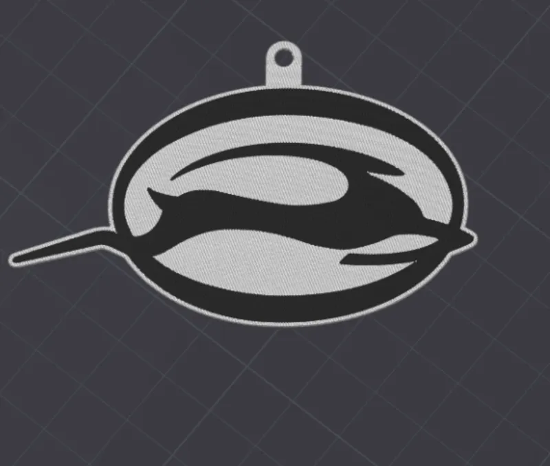 Chevy Impalla Logo Keychain