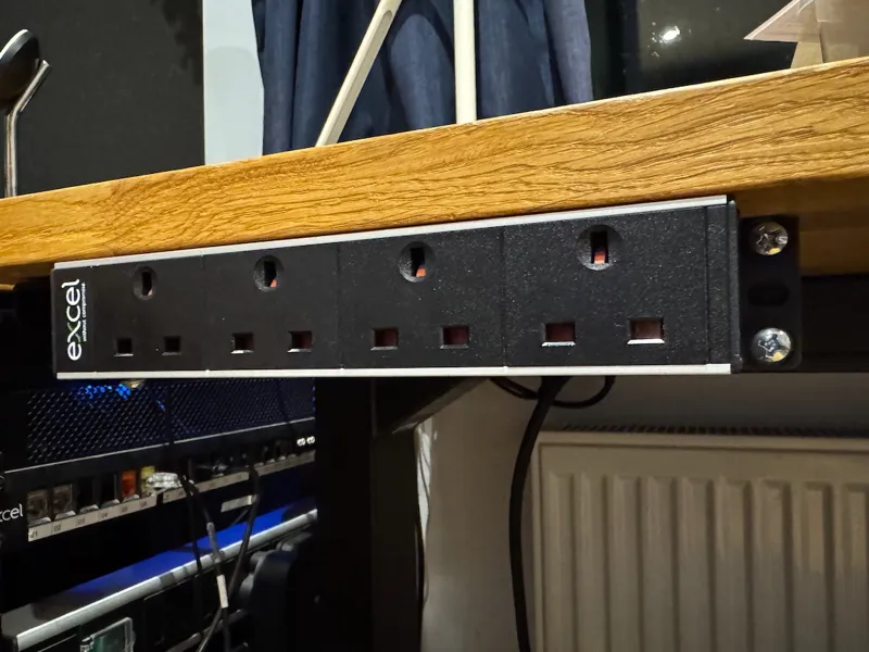 1U Rack Mount for under desk