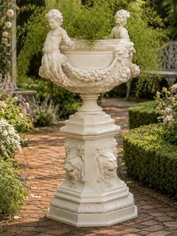 Maceta decorativa: Neoclassical Planter with Pedestal — vista de referencia 2