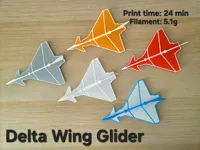 P1P/S, X1C Print Profile - 2x Gliders (with Adapter)