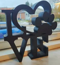 Pancarte Love Pawsitively — photo 3