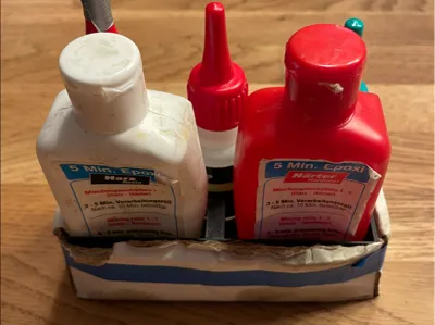Superglue + 5 min. Epoxy Organizer
