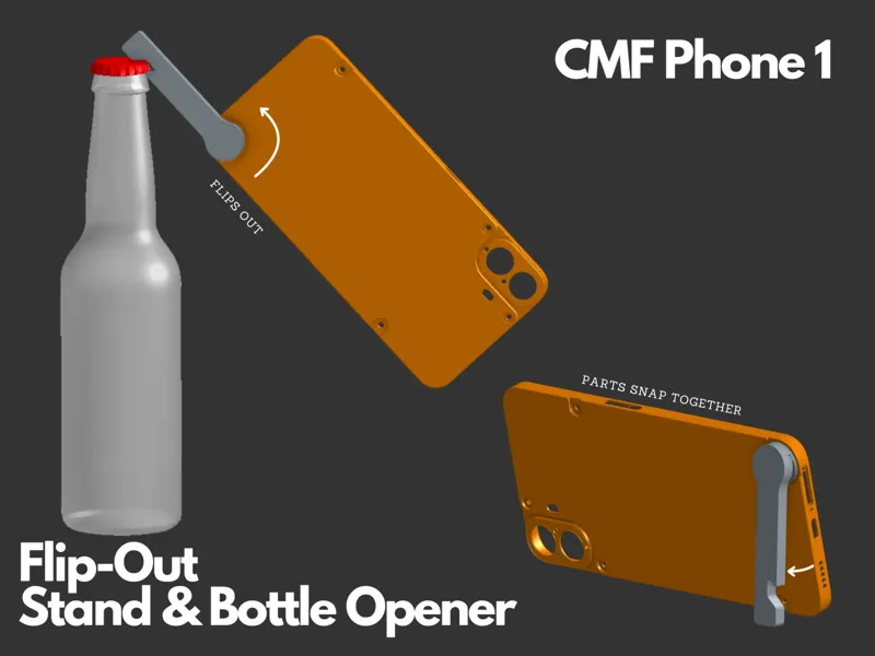 Flip-Out Stand & Bottle Opener for CMF Phone 1