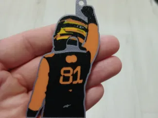 Oscar Piastri keychain