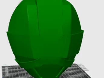 Green Samurai Power Rangers Helmet