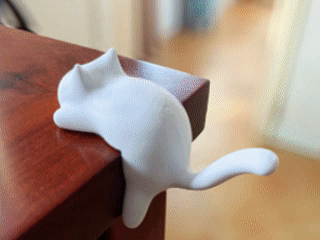挂钩 桌面挂钩  猫猫课桌挂钩
