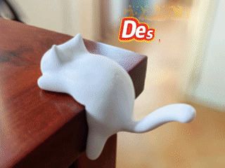 挂钩 桌面挂钩 猫猫课桌挂钩