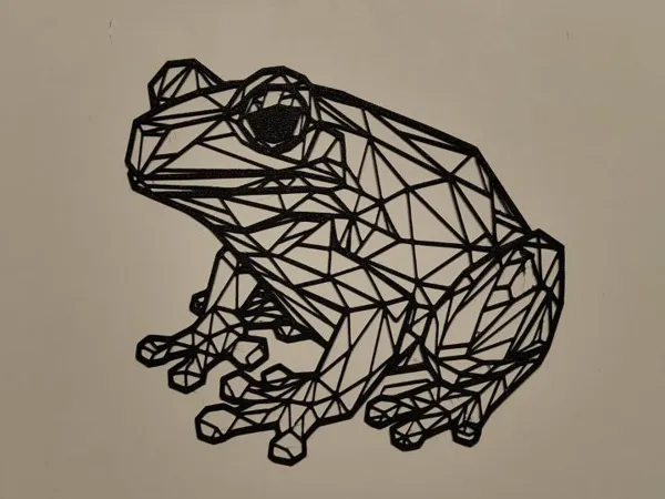 Grenouille low poly