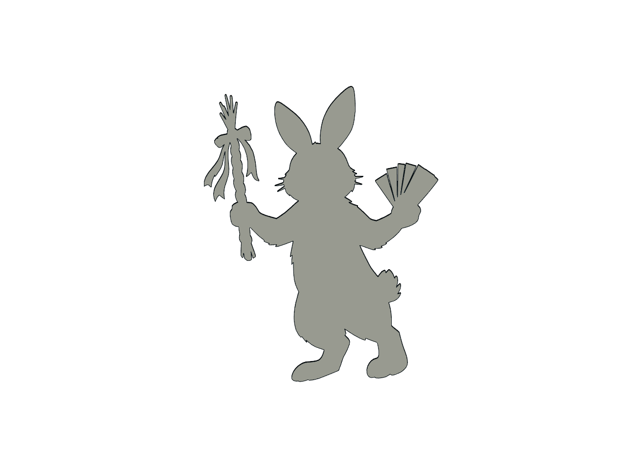 Easter decoration simple bunny