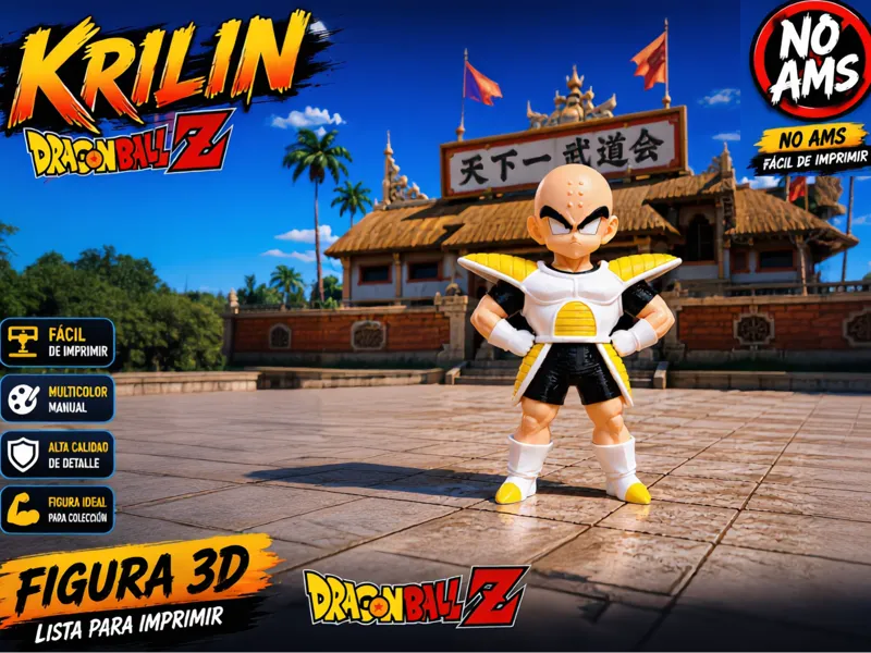 Figura de Krillin Dragon Ball Z – Sin AMS