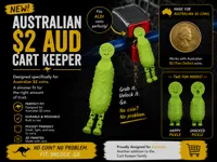 AUD $2 Pickle Cart Keeper-0.12mm layer, 5 walls, 15% infill