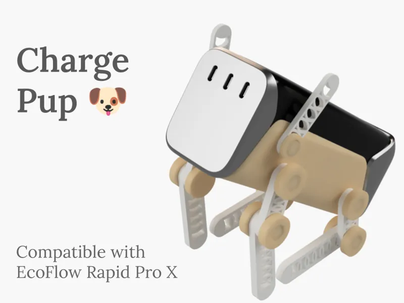 Charge Pup articulated case EcoFlow RAPID Pro X