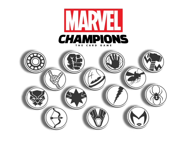 Avengers Hero Activation Tokens |Marvel Champions|
